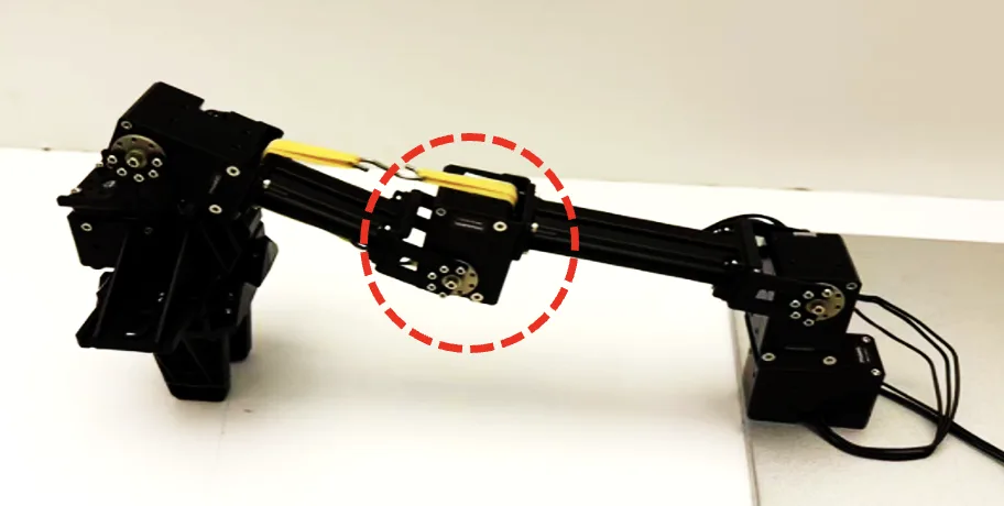 Mechanically restricted Joint 3 data collection inset