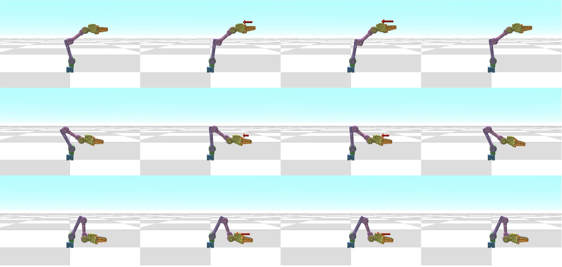 Warp simulation results